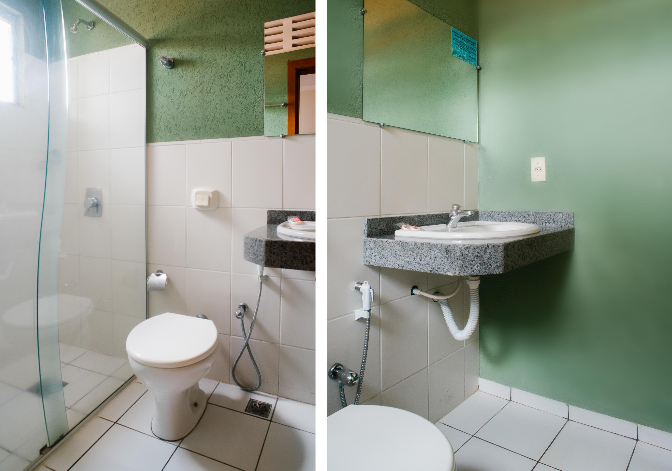 Oyo Cerrado Hotel, Campo Grande كامبو غراندي المظهر الخارجي الصورة Bathroom in a hotel in Brazil